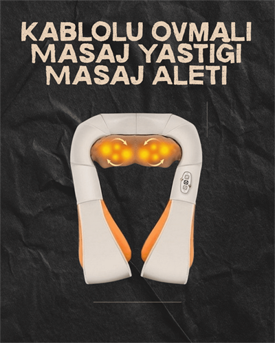 Ovmalı Isıtmalı Elektrikli Masaj Aleti – Boyun, Sırt, Bel, Omuz ve Bacak İçin Profesyonel Masaj Aleti
