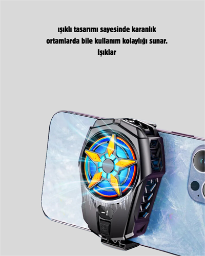 Oyun Telefonu Soğutucu Fan – Sessiz ve Kompakt Mobil Soğutma Cihazı
