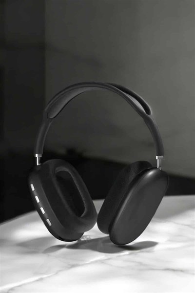 P9 Plus Kulaklık Siyah Bluetooth Bağlantılı Kulak Üstü Kablosuz