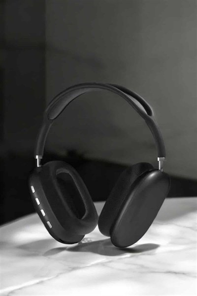 P9 Plus Kulaklık Siyah Bluetooth Bağlantılı Kulak Üstü Kablosuz