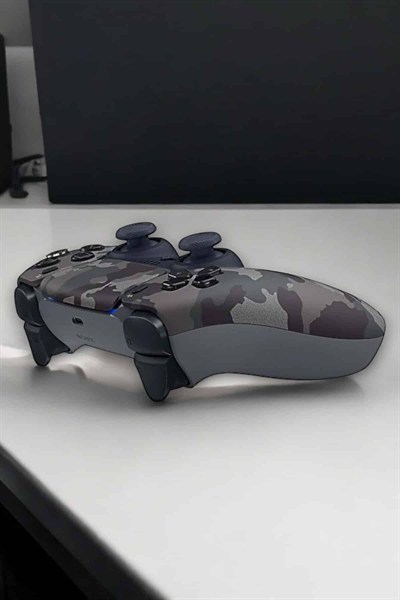 PS4 Oyun Kolu Kamuflaj Desenli Joystick