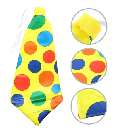 Palyaço Kravatı Lastikli Geniş Kesim