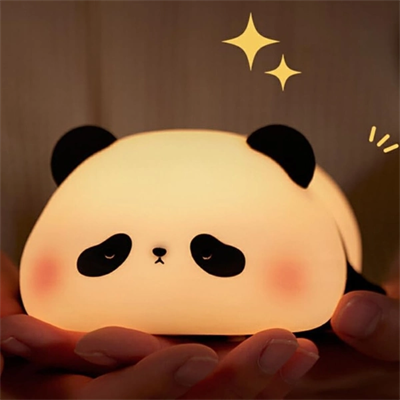 Panda Tasarımlı Renk Değiştirebilen Dokunmatik Gece Lambası
