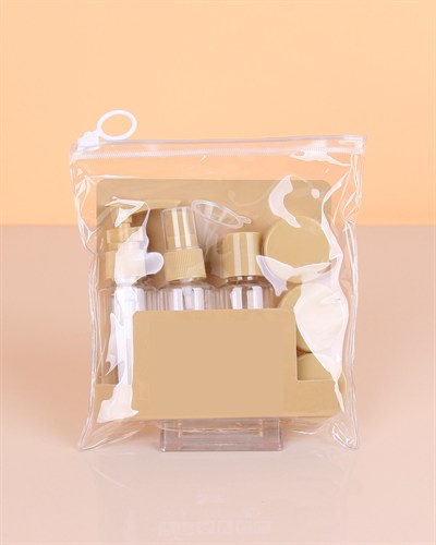 Parfüm Şişesi - Kozmetik Şişesi - 8 li Seyahat Doldurulabilir Kozmetik Seti