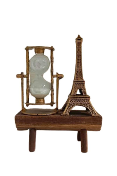 Paris Eyfel Kulesi Hediyelik Eyfel Retro Kum Saati Dekoratif Eşya