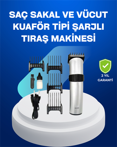 Paslanmaz Çelik Bıçaklı Tıraş Makinesi – Keskin ve Dayanıklı