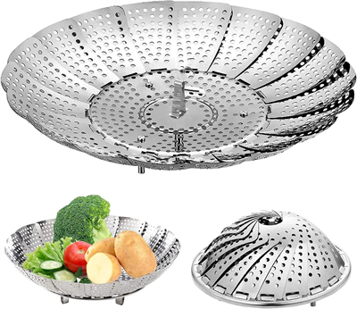 Paslanmaz Çelik Buharda Pişirme Sepeti