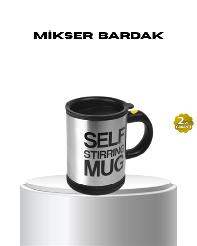 Paslanmaz Çelik Kendi Kendini Karıştıran Akıllı Kupa – Isı Yalıtımlı