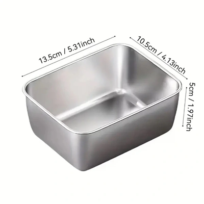 Paslanmaz Çelik Saklama Kabı