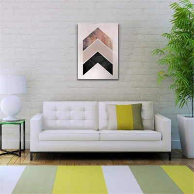 Pastel Renklerde Geometrik Şekiller Kanvas Tablo 50 x 70