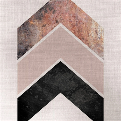 Pastel Renklerde Geometrik Şekiller Kanvas Tablo 50 x 70