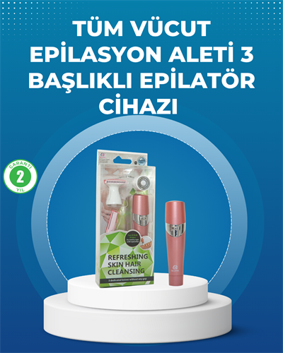 Pembe Epilasyon Cihazı – Acısız Tüy Temizliği