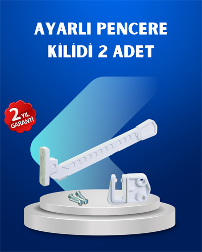 Pencere Güvenlik Kilidi Açılma Sınırlayıcı Aparat 2 Adet