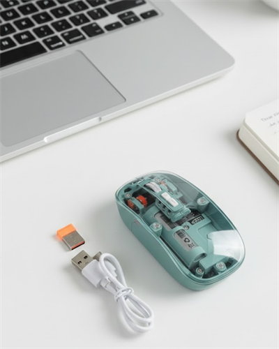 Pilli Kablosuz Mouse Bluetooth ve USB Uyumlu Sessiz Tıklama