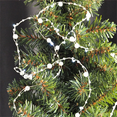 Pilli Led Beyaz Işık - İnci Tanesi