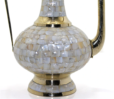 Pirinç Sedefli İbrik 55 Cm