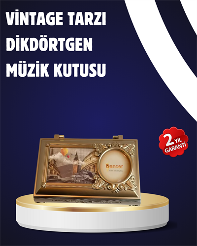 Piyano Tasarım Müzik Kutusu Balerin Figürü ve Takı Bölmeli