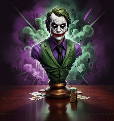 Polyester Joker Figür