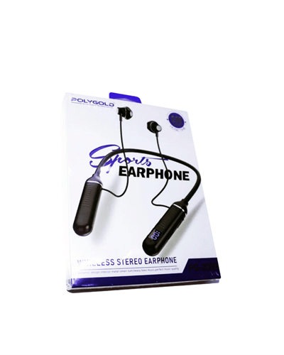 Polygold PG-100 Type-C Şarjlı Bluetooth Kulaklık – Boyun Askılı, Uzun Pil Ömürlü, Mikrofonlu