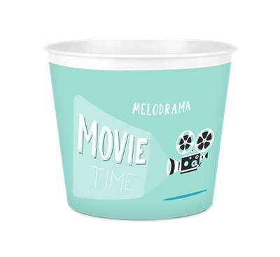 Popcorn Mısır Kovası Dekoratif