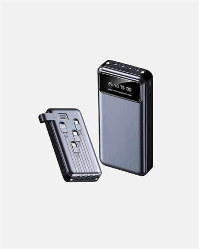 Powerbank 20000 mAh LED Fenerli ve Çoklu Güvenlik Korumasına Sahip