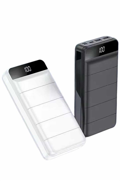 Powerbank 50.000 Mah Dijital Göstergeli Taşınabilir 4 Portlu Hızlı Powerbank