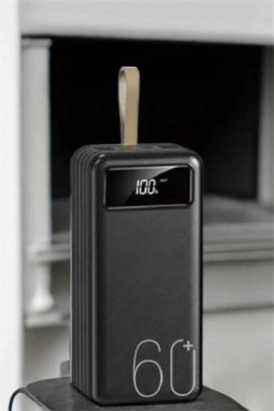 Powerbank 60.000 MAH 4 Portlu Uzun Şarj Süreli Dijital Göstergeli