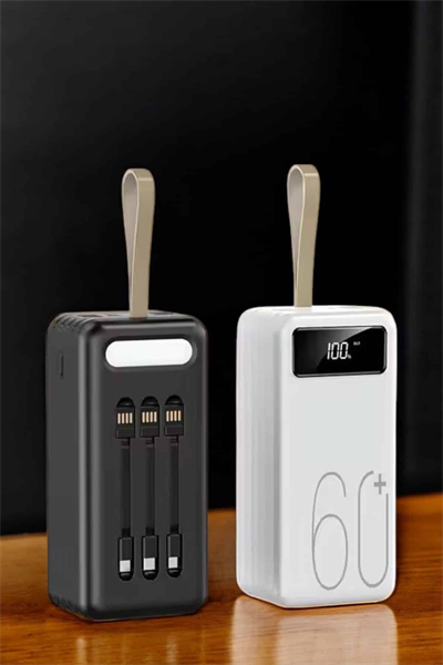 Powerbank 60.000 MAH Dijital Göstergeli 4 Portlu Taşınabilir