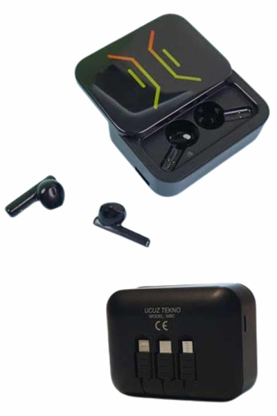 Powerbank Bluetooth Kulaklık Oyuncu Kulaklığı Yüksek Ses Kaliteli