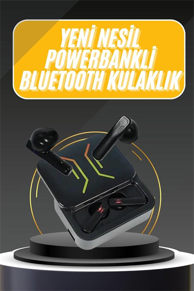 Powerbank Bluetooth Kulaklık Oyuncu Kulaklığı Yüksek Ses Kaliteli