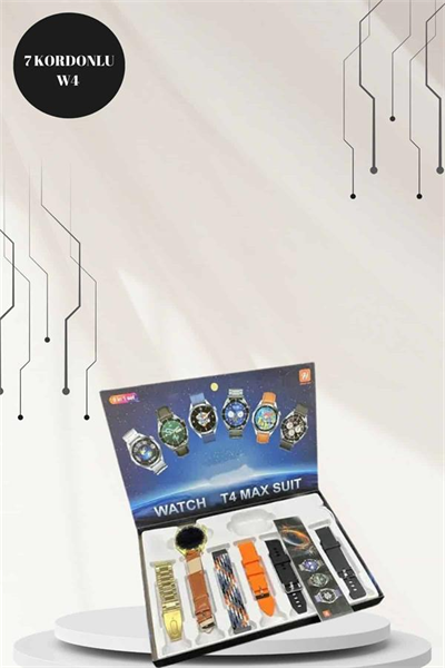 Powerbank Bluetooth Kulaklık Ve Akıllı Saat 7 Kordonlu Metal Kordon Plastik Kordon