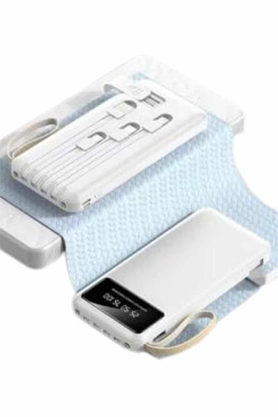 Powerbank Şarj Cihazı 4 Çıkışlı 20.000 MAH Powerbank Taşınabilir Çoklu Giriş