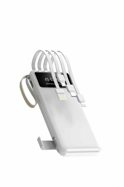 Powerbank Şarj Cihazı 4 Çıkışlı 20.000 MAH Powerbank Taşınabilir Çoklu Giriş