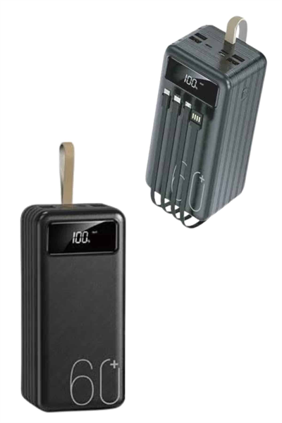 Powerbank Yüksek Kapasiteli 60.000 Mah Hızlı Şarj Şarj Özellikli Batarya