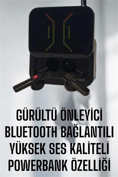 Powerbankli Bluetooth Kulaklık Yüksek Ses Kaliteli Kablosuz