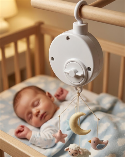 Pratik Bebek Uyutucu Müzikli Mekanik Müzik Kutusu Asılabilir Bebek Aksesuarı