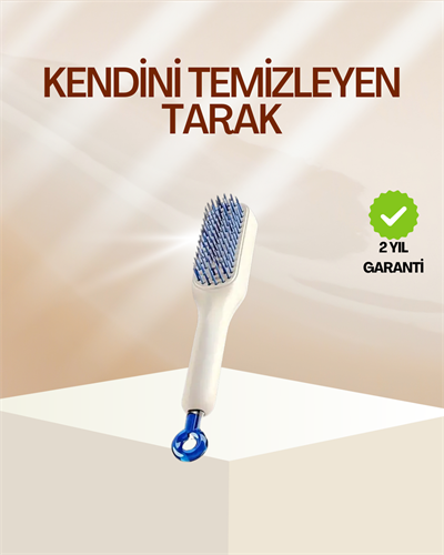 Pratik Mekanizmalı Saç Tarağı – Kendi Kendini Temizler, Taşınabilir