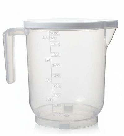 Pratik Mutfak Ölçü Kabı - 2 Litre Dereceli Şeffaf Hazne BPA Free