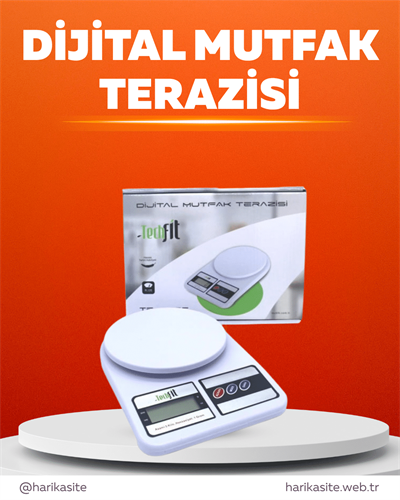 Pratik ve Şık Tasarımıyla Dijital Mutfak Tartısı