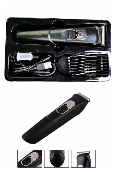 Pro Şarjlı Saç Sakal Tıraş Makinesi Ense Kesme Makinesi Lazer Öncesi Kısaltma