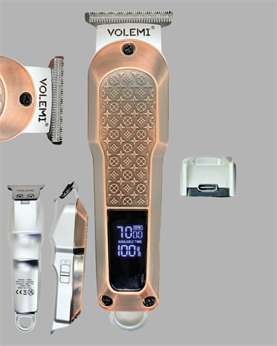 Profesyonel 7000RPM Saç Kesim Makinesi – Type-C Şarjlı, LCD Ekranlı, 4 Kademeli Ayar