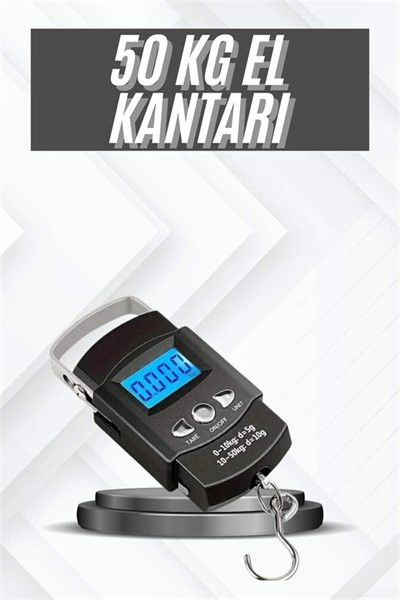 Profesyonel El Terazisi El Kantarı 50 Kg Dijital Göstergeli Tartı