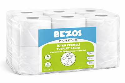 Profesyonel İçten Çekmeli Tuvalet Kağıdı 48 Rulo | Mini Cimri | 2 Katlı %100 Selüloz 4X12RULO