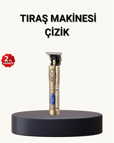 Profesyonel Kablosuz Tıraş Makinesi – 1-2 Saat Kesintisiz Kullanım