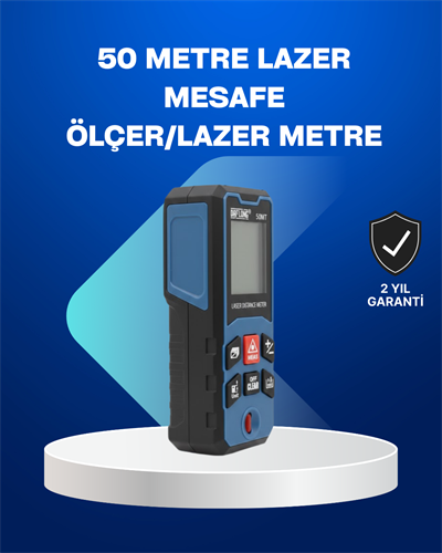 Profesyonel Lazer Metre Hassas Ölçüm ve Dijital Ekran