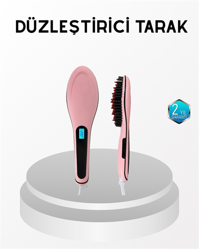 Profesyonel Saç Düzleştirici Tarak – 230°C Maksimum Isı, Hızlı Isınma ve Seramik Plaka