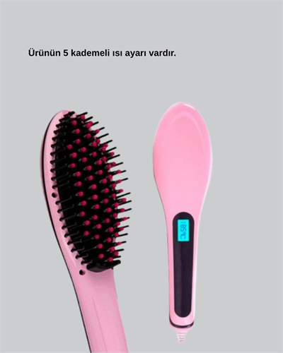 Profesyonel Saç Düzleştirici Tarak – 230°C Maksimum Isı, Hızlı Isınma ve Seramik Plaka