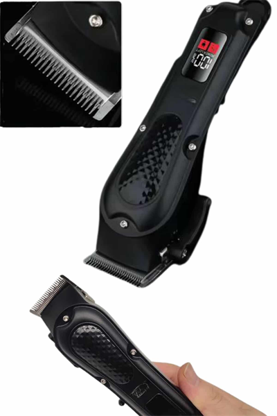 Profesyonel Saç Kesme Aleti Dijital Saç Sakal Tıraş Makinesi Uzun Ömürlü