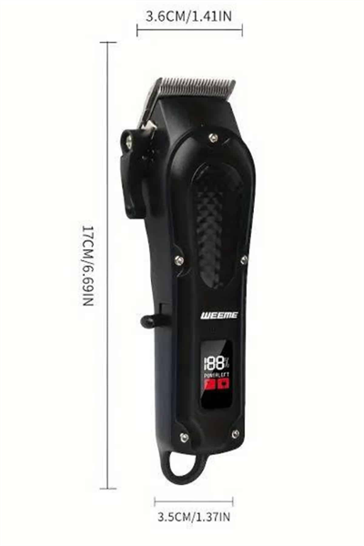 Profesyonel Saç Kesme Aleti Dijital Saç Sakal Tıraş Makinesi Uzun Ömürlü