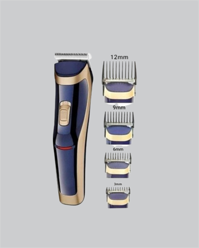Profesyonel Şarjlı Saç ve Sakal Kesme Makinesi – Unisex, 12 mm Ayarlanabilir Başlık